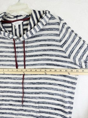 Market And Spruce Hoodie XXL Sweatshirt Top Striped Knit Womens Stitch Fix