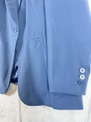 Studio By Torrid Blazer 3 Blue 3X Refined Crepe Cutaway Jacket New NWT
