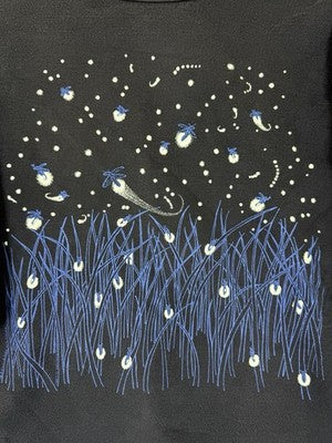 Vintage Liberty Graphics Shirt Diana Dee Tyler Fireflies Maine Sweatshirt Medium
