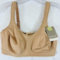 Amoena Mastectomy Bra Mona 38C Wireless Cognac Beige New NWT