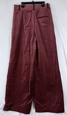 Banana Republic Wide Leg Pants 6 Womens Velvet High Rise New NWT $180