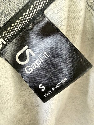 Gap Fit All Elements Hoodie Small Womens Gray Long Sleeve Full Zip Jacket GapFit