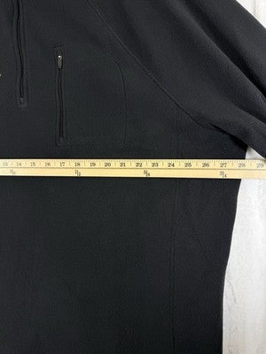 LL Bean Acadia National Park Volunteer 1/4 Zip Fleece Pullover XXL Mens Black