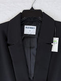 Old Navy Blazer Women XXL Black Suit Jacket Classic Stretch New NWT