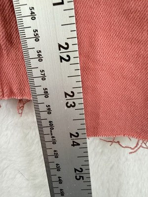 Gap High Rise Stride Ankle Jeans 24 00 Petite Coral Pink Raw Hem Womens New NWT