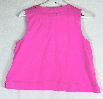Gap Heavyweight Shell Tank Top Small Womens Pink Sleeveless Knit New NWT