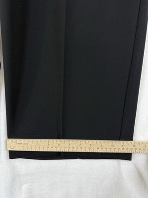 Ann Taylor Wide Leg Crop Pants 14 Women Black New NWT