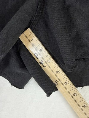 Gap Mid Rise UltraSoft Denim Cutoff Shorts Women 34 18 Black Relaxed 4” New NWT