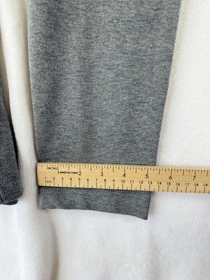 Coldwater Creek Endless Comfort Slim Leg Pants Medium Gray Knit Pull On Womens