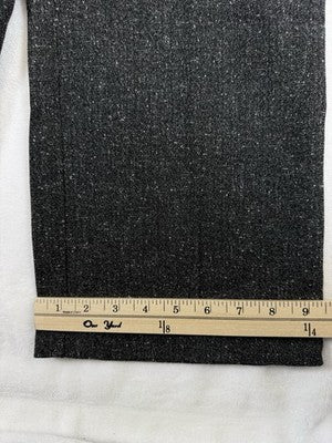 Ann Taylor Loft Pants 6 Original Trousers Tweed Black Straight Leg Womens