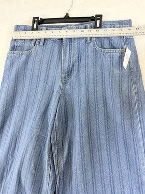Gap Baggy Mid Rise Jeans 8 Short 29 Womens Blue Wide Leg Ultrasoft Denim New NWT