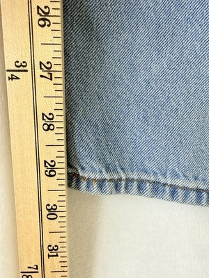 Levis Baggy Dad Jeans 30 Womens 30x30 Light Wash Blue Wide Leg High Rise