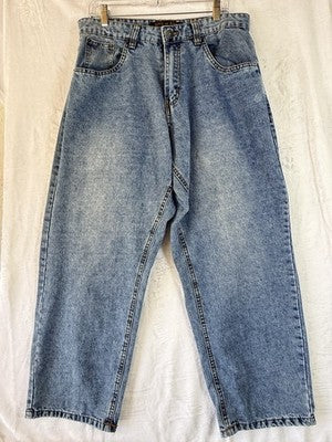 Ring Of Fire Jeans Mens 33x30 Relaxed Denim