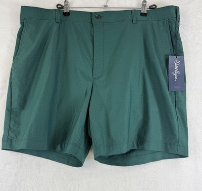 Walter Hagen Golf Shorts 42 Green Clubhouse Chino Mens 8” New NWT