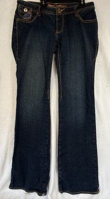 Vintage Apple Bottom Jeans 9/10 Embroidered Y2K Bootcut *FlawRead