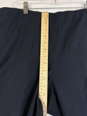 J Jill Pants 16 Essential Cotton Stretch Pull On Knit Navy Blue Pockets Womens