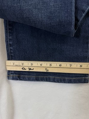 Old Navy Maternity Jeans 12 Boot Cut Dark Blue Full Panel