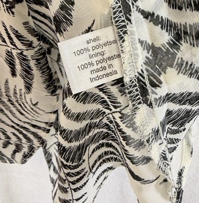 Lane Bryant Top 16 Sleeveless Leaf Print Blouse Lightweight Plus Size Women