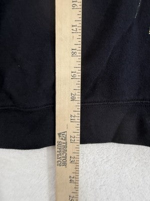 Aeropostale Top Small Womens Black Tiger Sweatshirt Embroidered Embellished