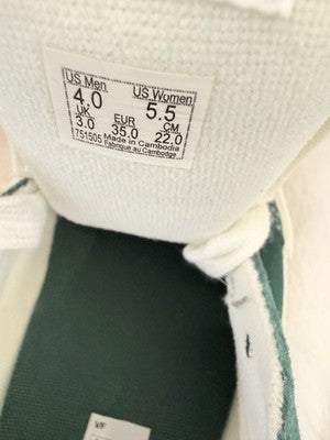 Vans Knu School 4 Mens 5.5 Womens Shoes Green Suede Leather Sneakers New