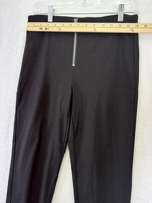 Garage Pants Medium Black High Rise Zipper Slim Womens