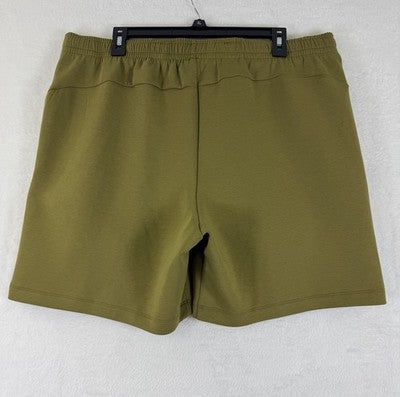 Under Armour Unstoppable Fleece Shorts XL Mens 7” Canteen Green Black New NWT