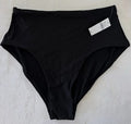 Gap High Rise Bikini Bottom Small Black Women Swimsuit New NWT