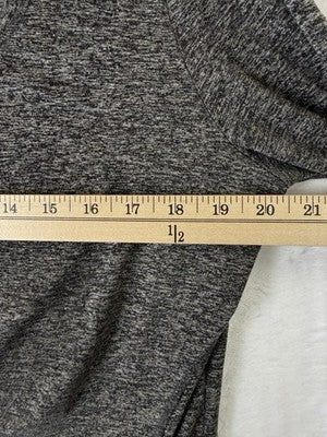 LL Bean Womens Tops Medium Gray Long Sleeve Performance Stretch 292745