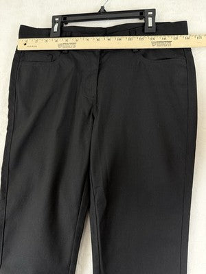 Burger King Uniform Womens 8 Jeans Pants Embroidered Logo Black Crew Employee