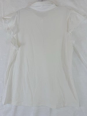 Walter Hagen Golf Polo XL Womens Flutter Sleeve White New NWT