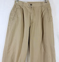 Vintage LL Bean Pants Womens 8 Khakis Pleated High Rise 80s Hipster