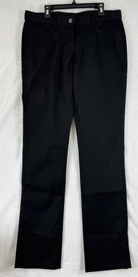 Burger King Uniform Womens 8 Jeans Pants Embroidered Logo Black Crew Employee