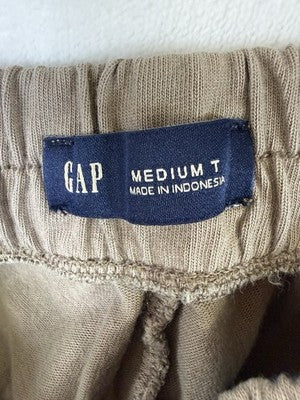 Gap Heavyweight Wide Leg Pants Medium Tall Womens Pull On Knit *FlawRead