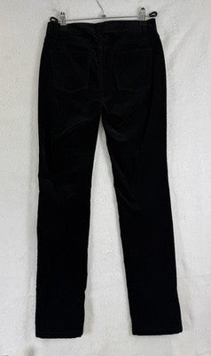 Talbots Velvet Pants 2 Petite Black Velveteen 5 Pocket Heritage Womens 2P