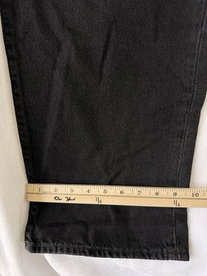 Levis Ribcage Wide Leg Jeans 23 Black High Rise Jeans 23x34 Levi’s New NWT