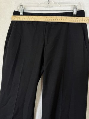 Banana Republic Pants Women 6 Petite Black Martin Fit Wool Stretch 6P Boot Cut