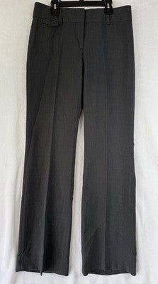 Ann Taylor Loft Julie Pants Size 4 Boot Cut Gray Stretch Trousers Women New