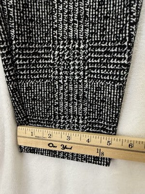 Lands End Starfish Leggings Large Womens Black White Print Pull On