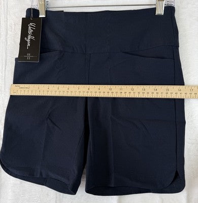 Lady Hagen Golf Shorts Small Womens Navy Blue Pull On 7” Slimming New NWT