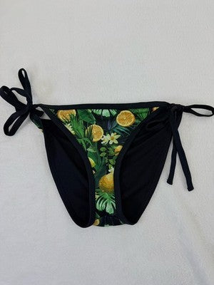 Venus Bikini Bottoms 10 Tie Side Back Fruit Print Womens Swimsuit Swim