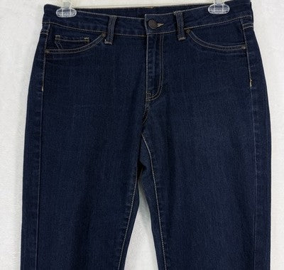 MNG By Mango Jeans Size 10 EU 42 Dark Blue Dinah Skinny Minimalist Womens