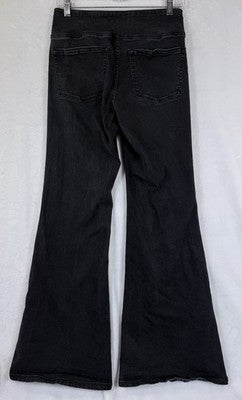 Aeropostale Pull On Flare Jeans Medium Womens Black Denim