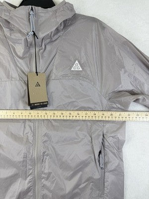 Nike ACG Cinder Cone Jacket Mens Small Gray Windproof Packable Hooded New NWT