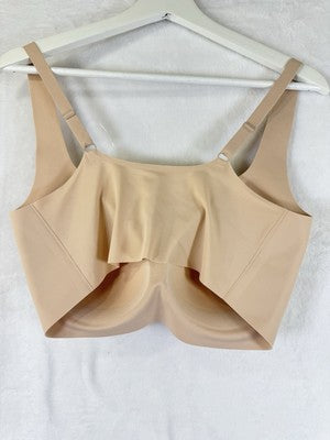 Uniqlo Airism Relax Wireless Bra XL Beige Womens New NWT