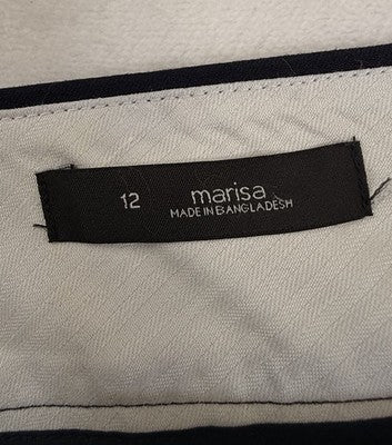 Ann Taylor Loft Marisa Pants 12 Navy Blue Womens