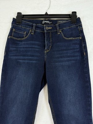Miraclebody Jeans 4 Miraclesuit Desire Crop Boot Dark Blue Bootcut Denim Womens