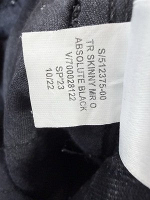 Gap True Skinny Mid Rise Jeans 27 4 Black Denim Lot 2 Pairs Womens