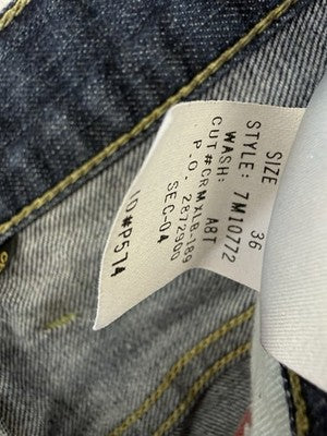 Lucky Brand Jeans Men 36x29 36 Short Relaxed Straight Leg Blue Denim