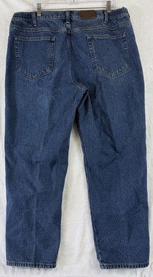 LL Bean Double L Jeans 38x30 Flannel Lined Mens Denim Comfort Waist