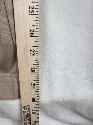 Ana Highest Rise Tapered Linen Blend Pants 10 Pleated Khaki Tan Womens NWT